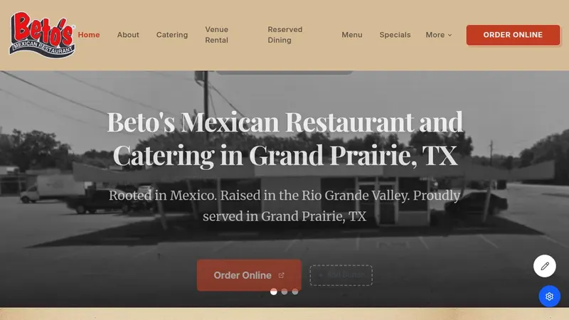 Beto's Mexican Restaurant and Catering watch party venue