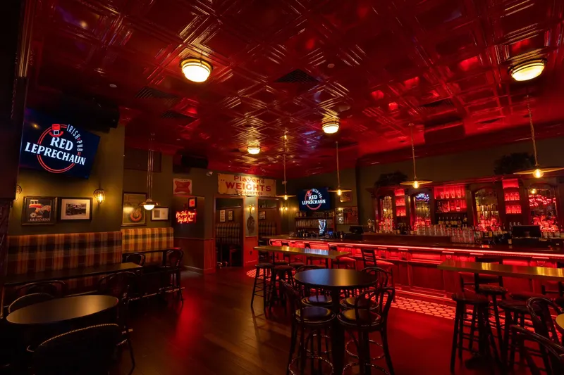 Red Leprechaun watch party venue