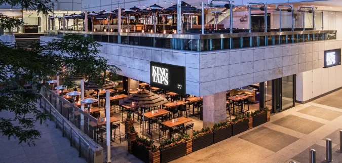 King Taps First Canadian Place watch party venue