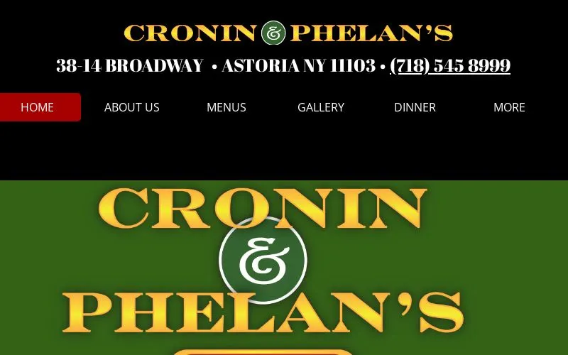 Cronin and Phelan's watch party venue