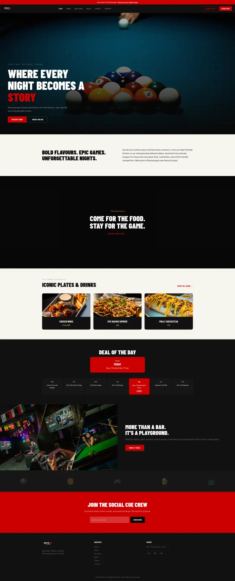 Social Cue | Billiards & Snooker Hall | Sports Bar | Gaming watch party venue